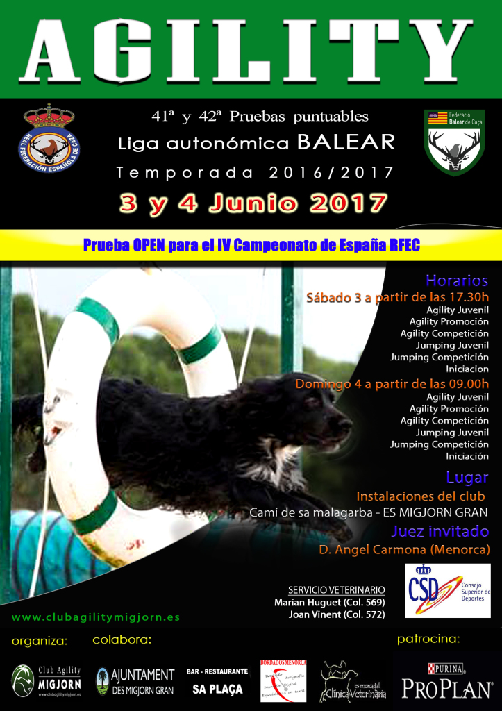 Cartel prueba RFEC MIGJORN Junio 2017