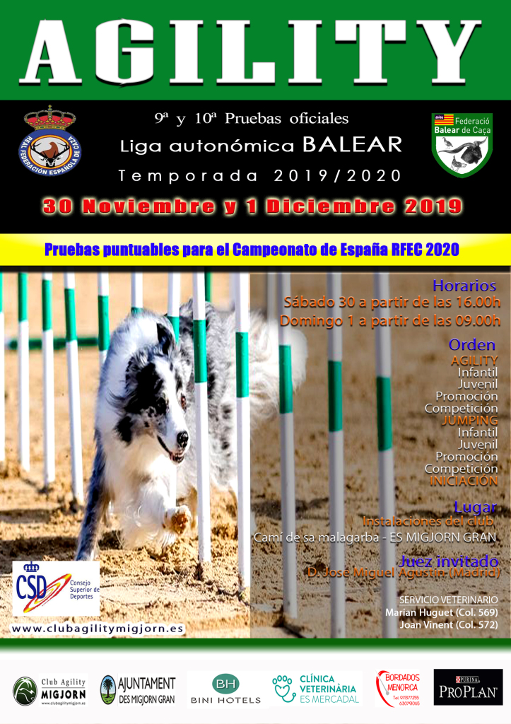 Cartel prueba RFEC MIGJORN Nov-Dic 2019