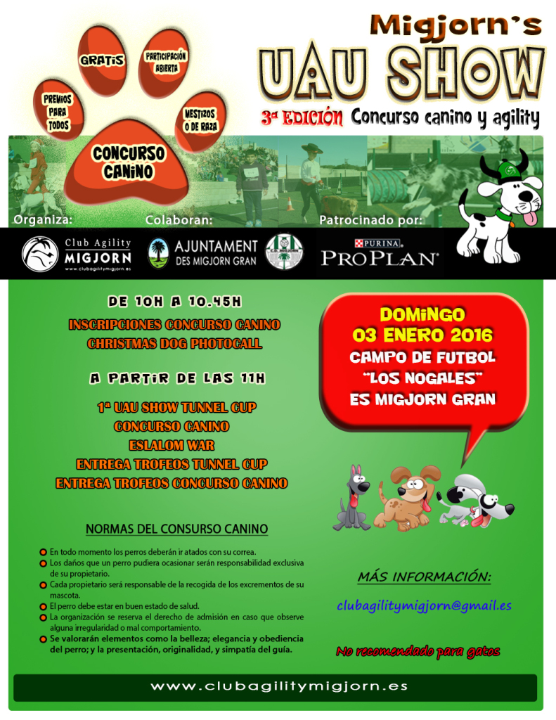 Cartell 3ER UAU SHOW